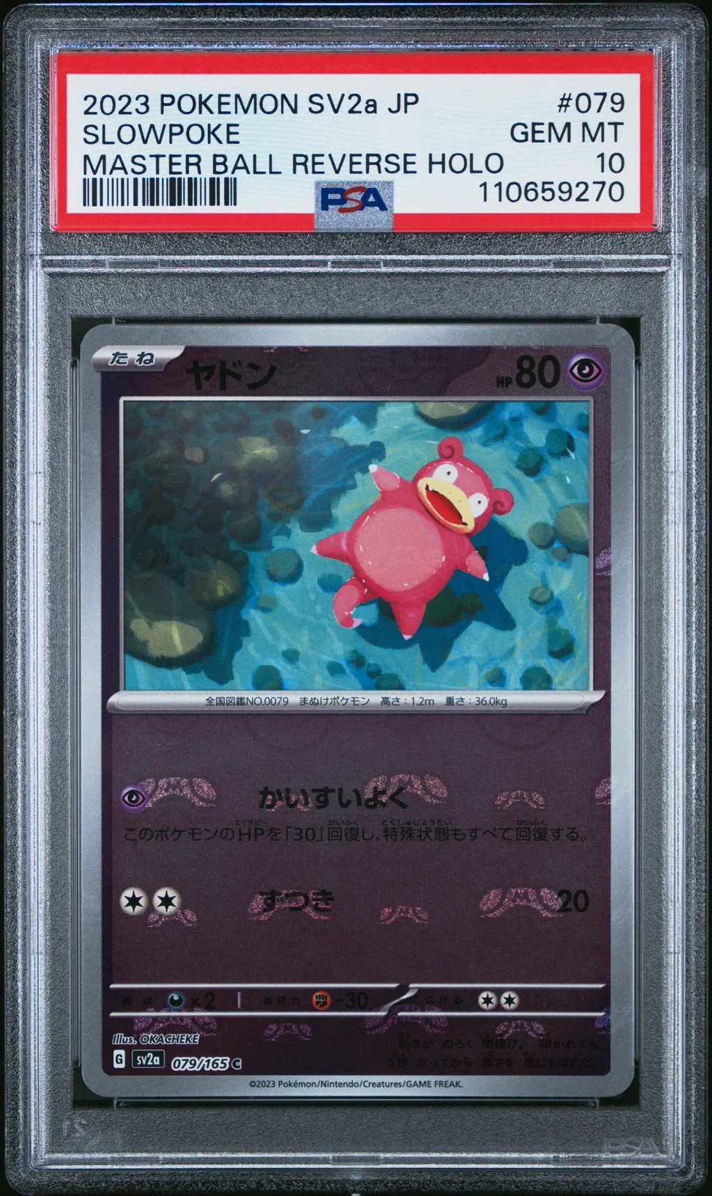Slowpoke card artwork