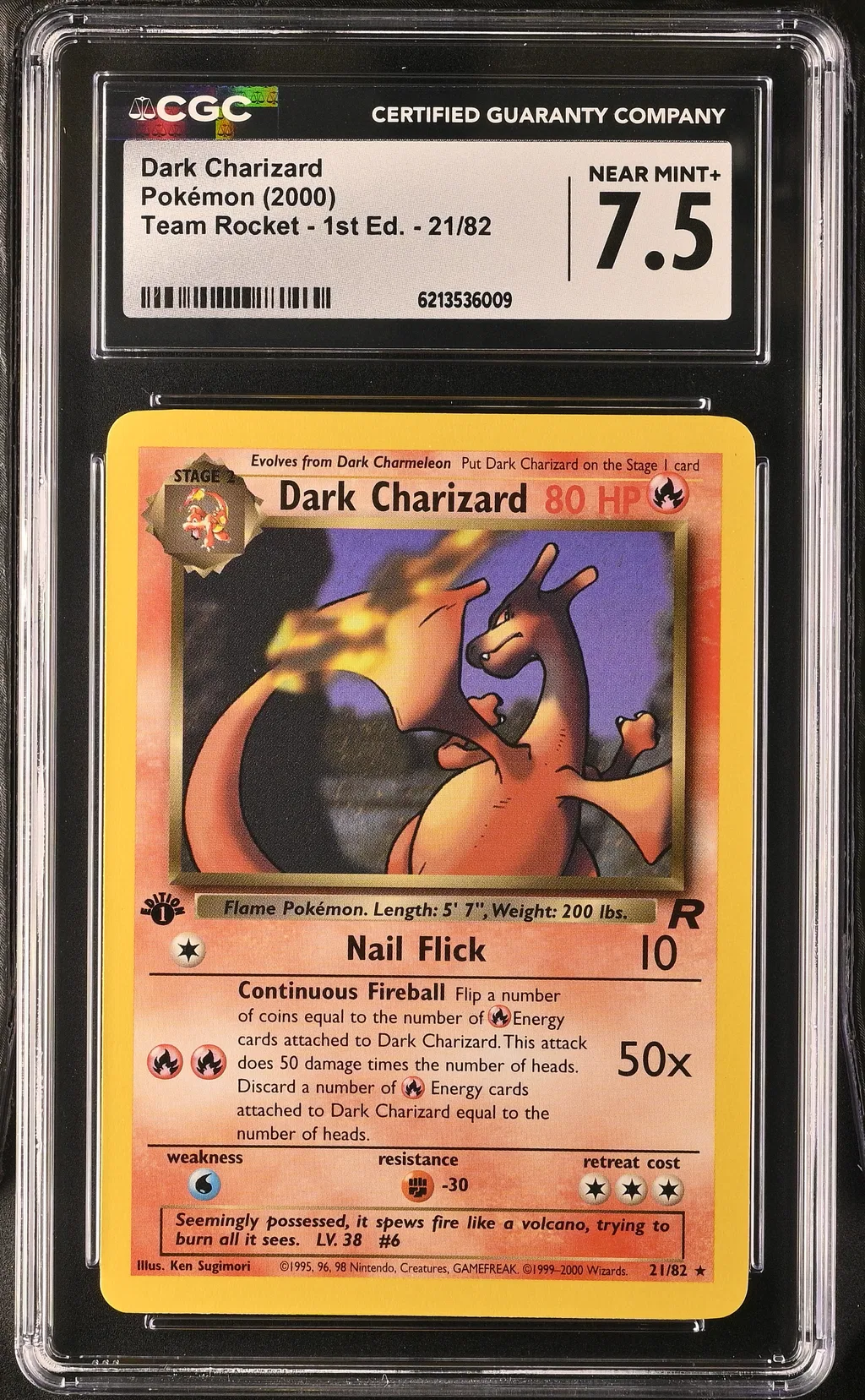 Dark Charizard card artwork