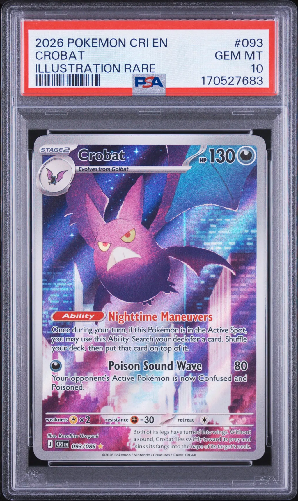 Crobat card artwork