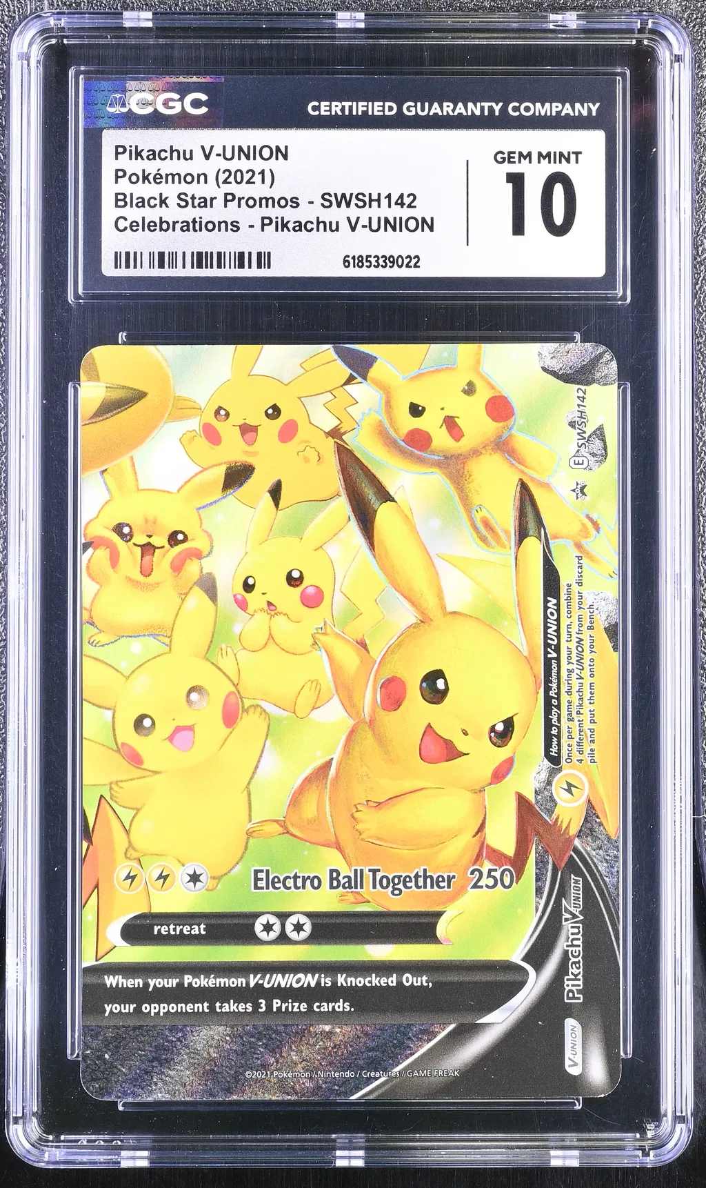 Pikachu V-UNION card artwork