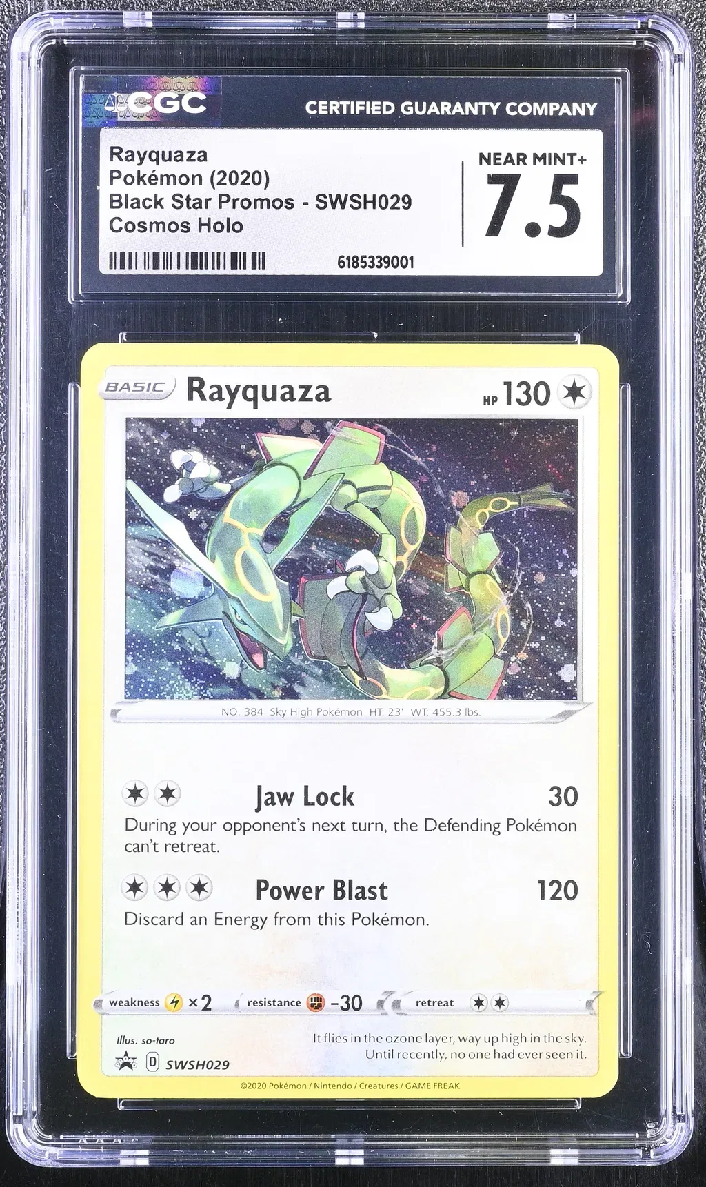Rayquaza card artwork