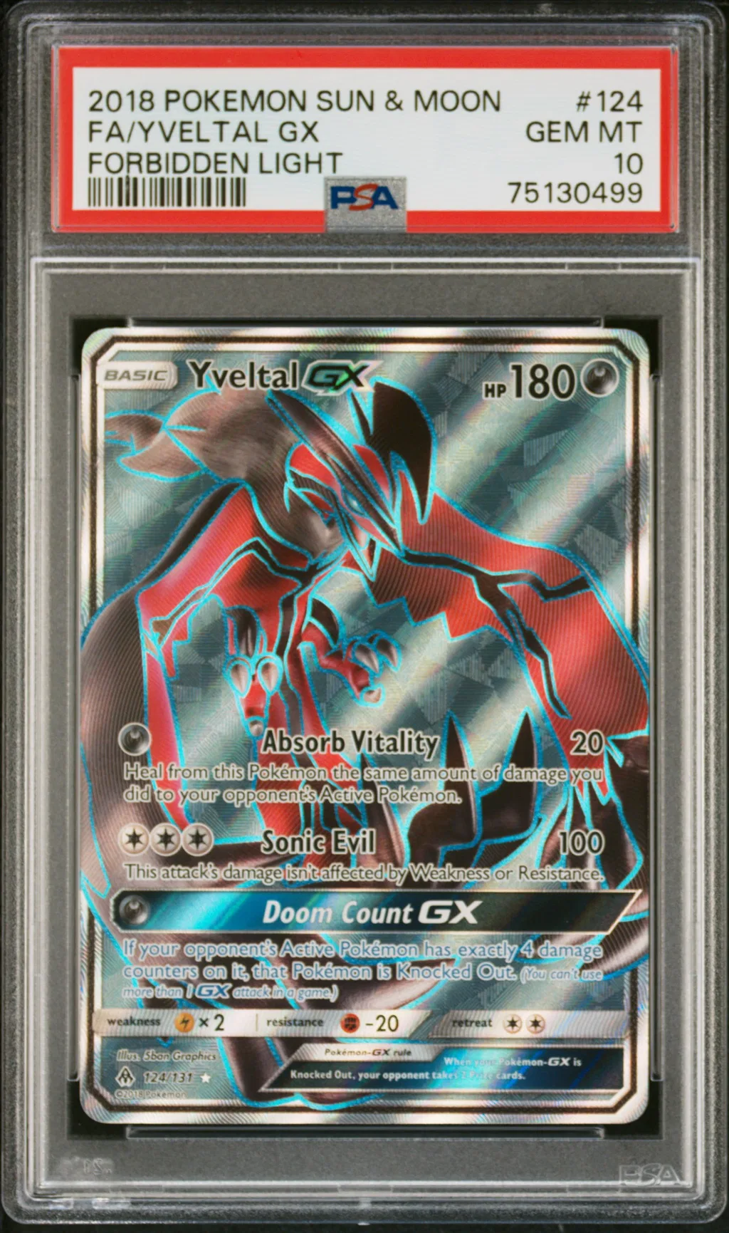 Full Art/Yveltal GX card artwork