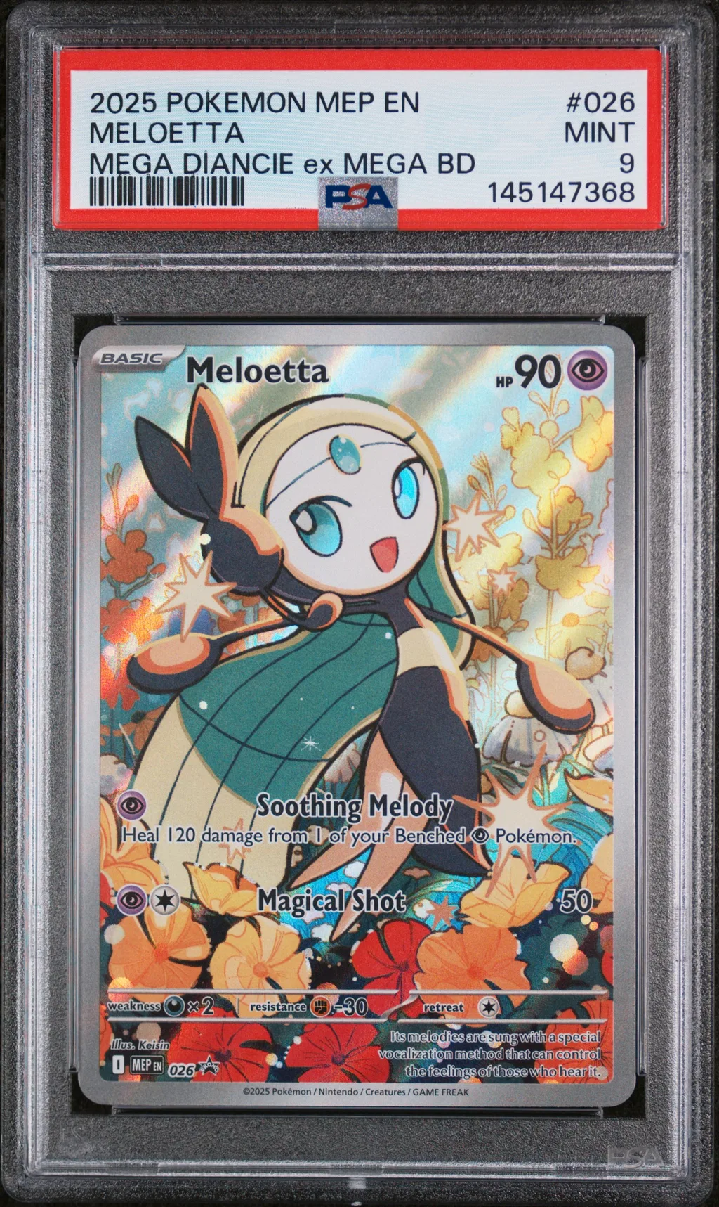 Meloetta card artwork