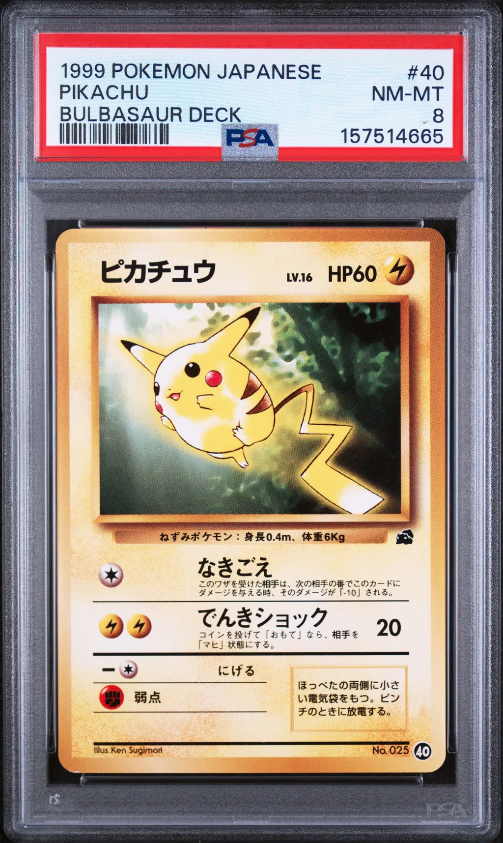 Pikachu card artwork
