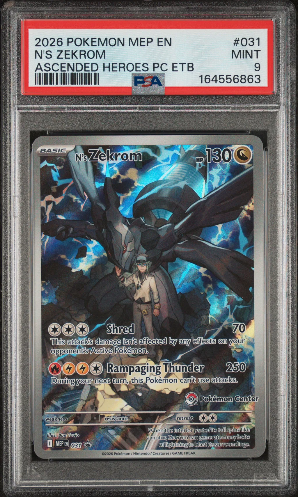 N's Zekrom card artwork