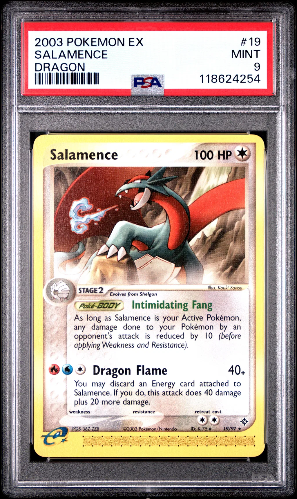 Salamence card artwork