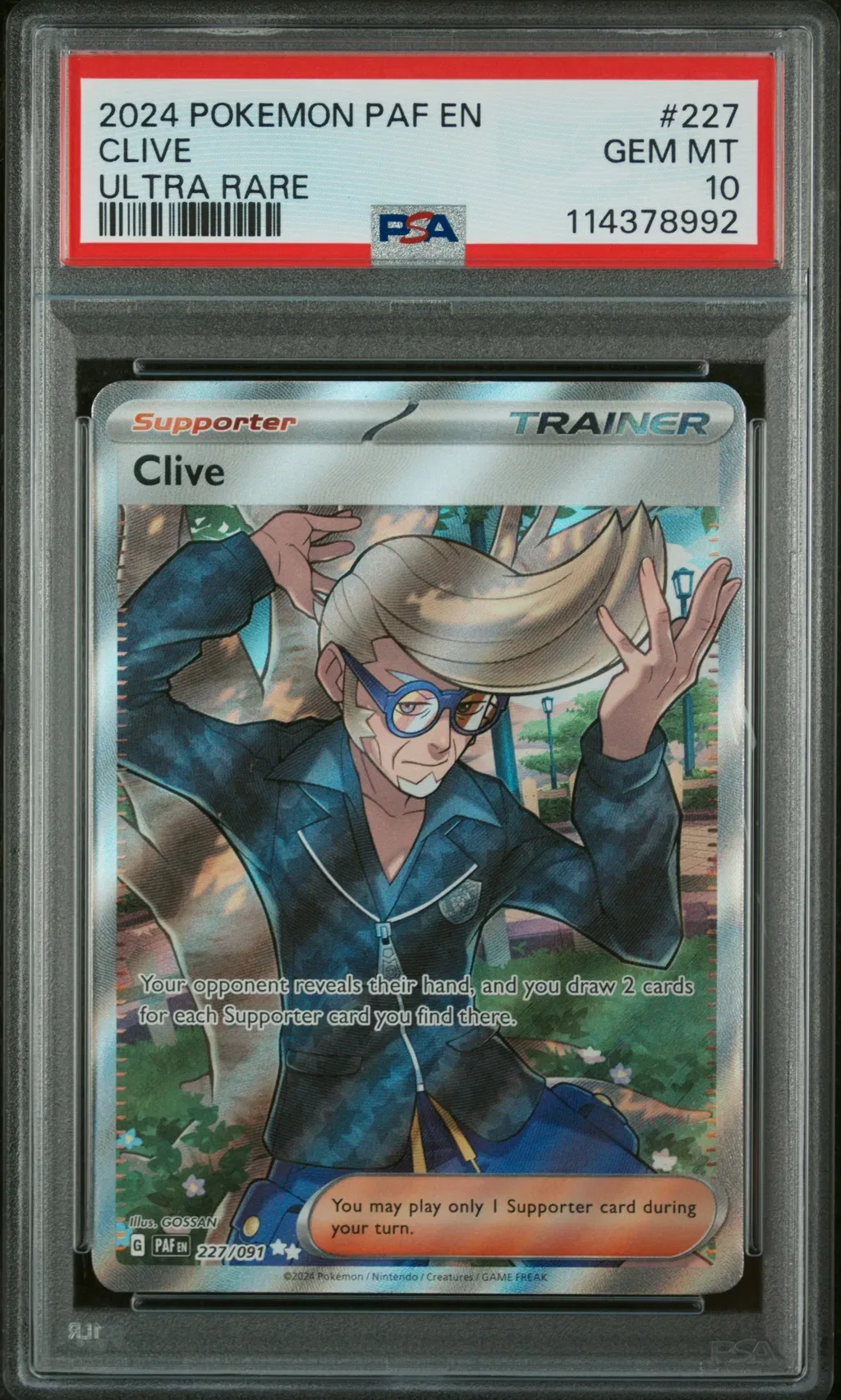Clive card artwork