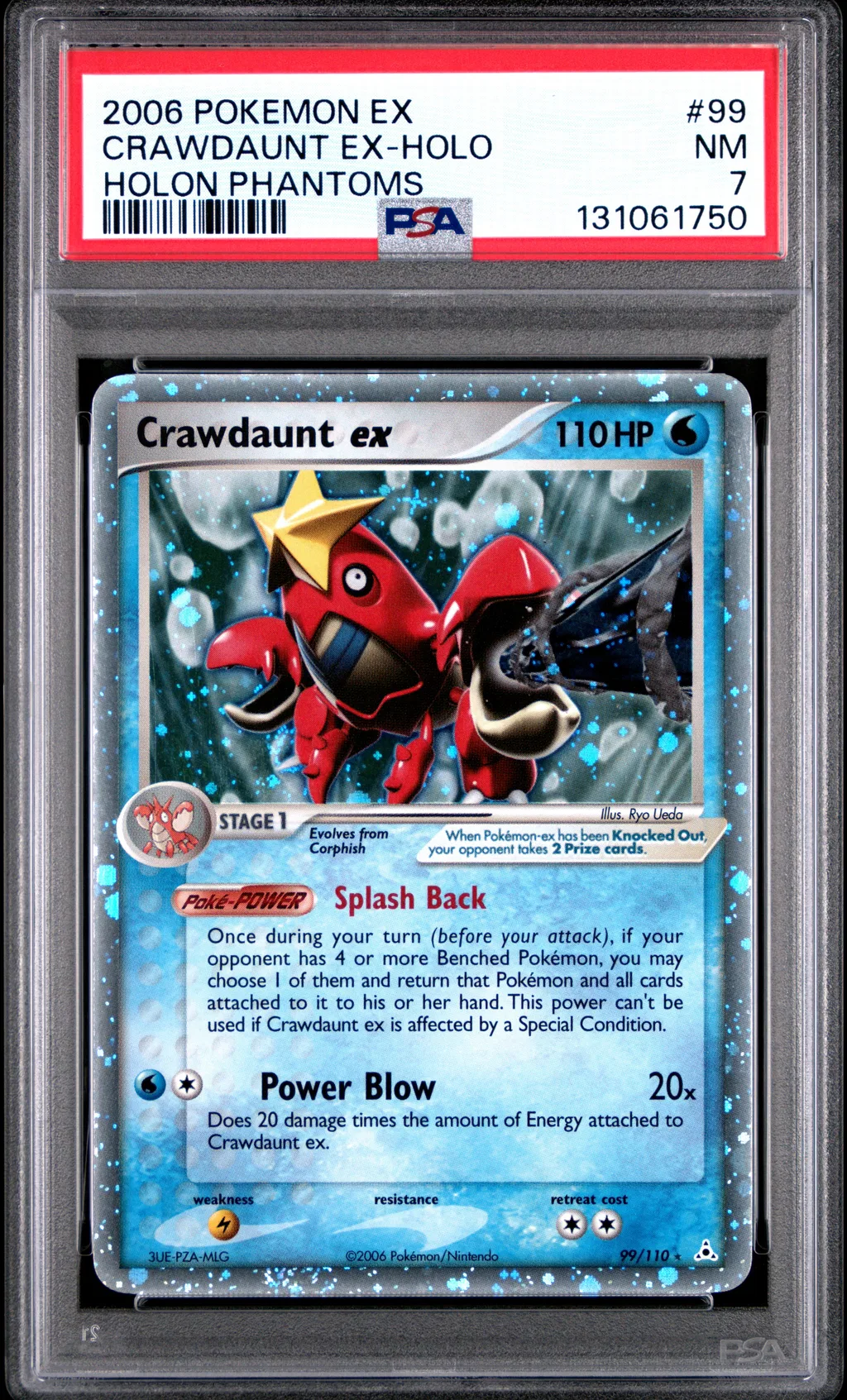 Crawdaunt EX-Holo card artwork