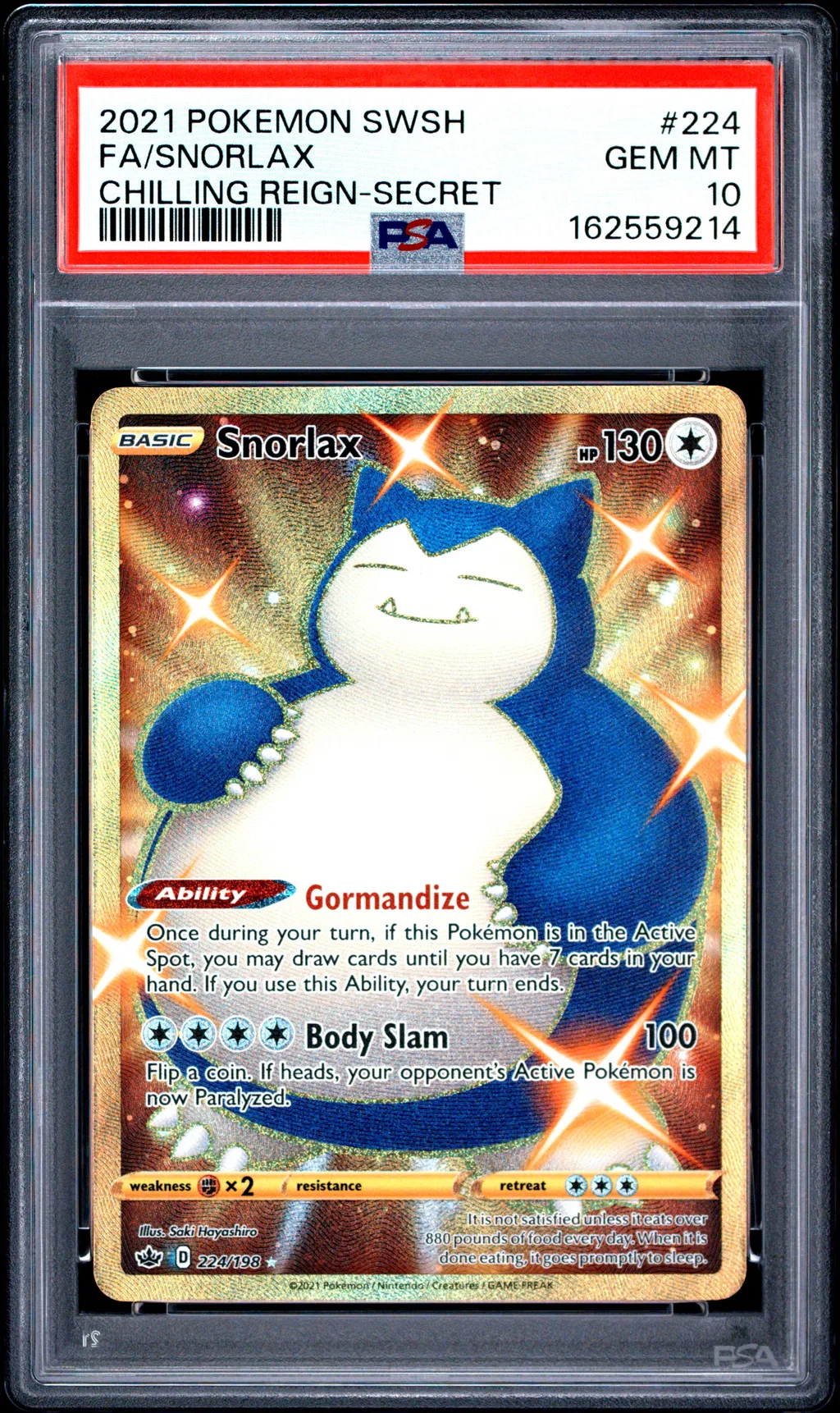 Full Art/Snorlax card artwork