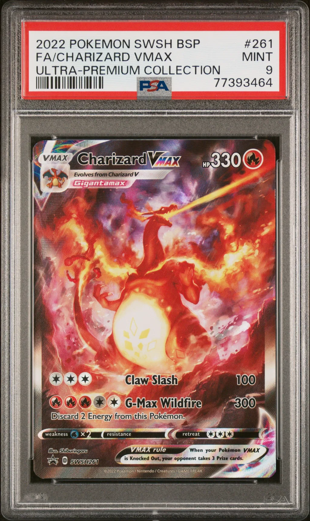 Full Art/Charizard Vmax card artwork