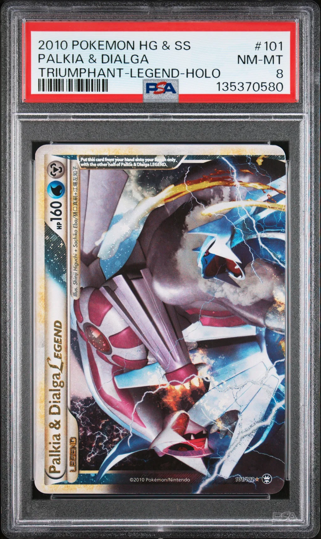 Palkia & Dialga Legend-Holo card artwork