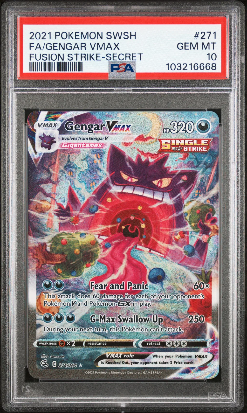 Full Art/Gengar Vmax card artwork