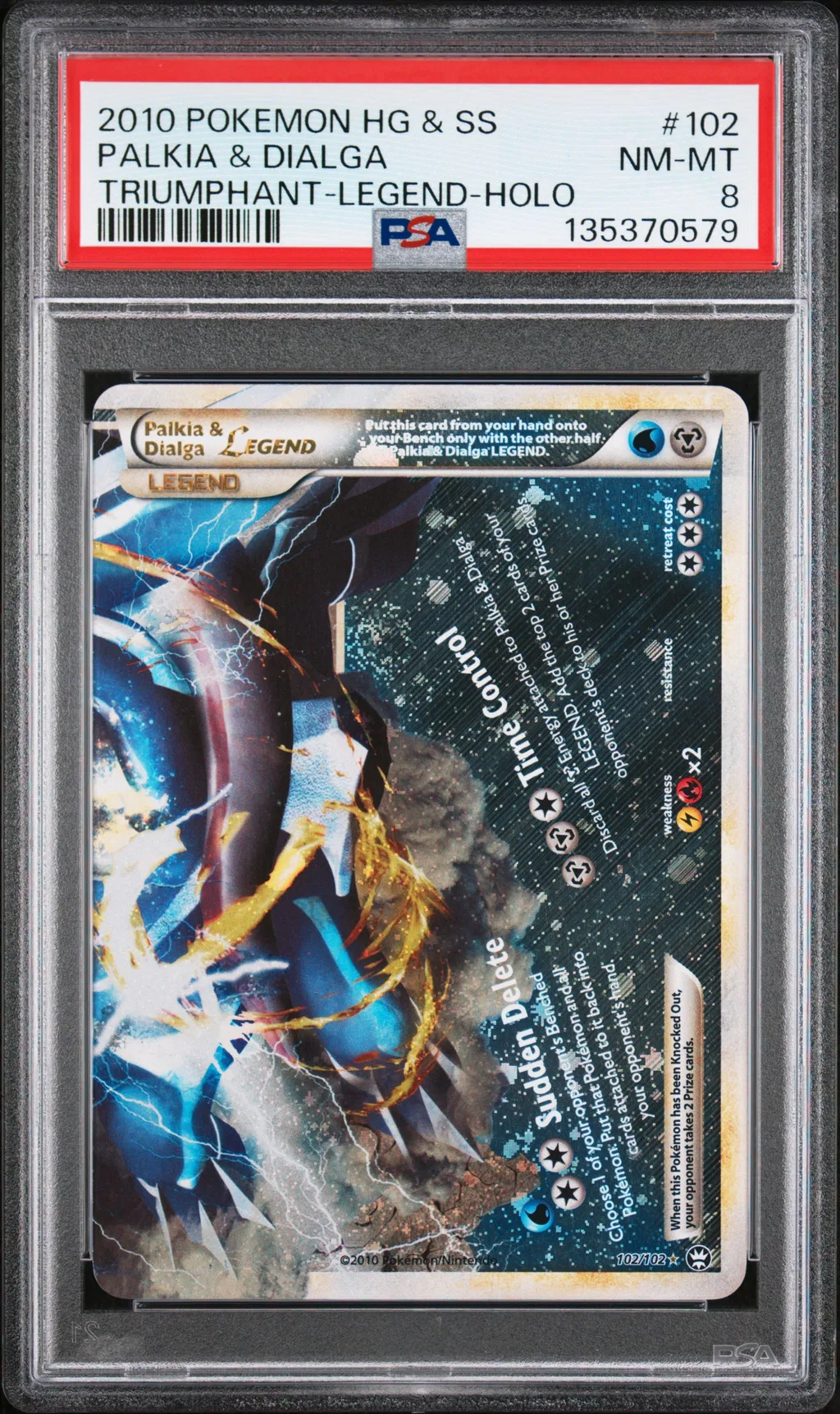 Palkia & Dialga Legend-Holo card artwork