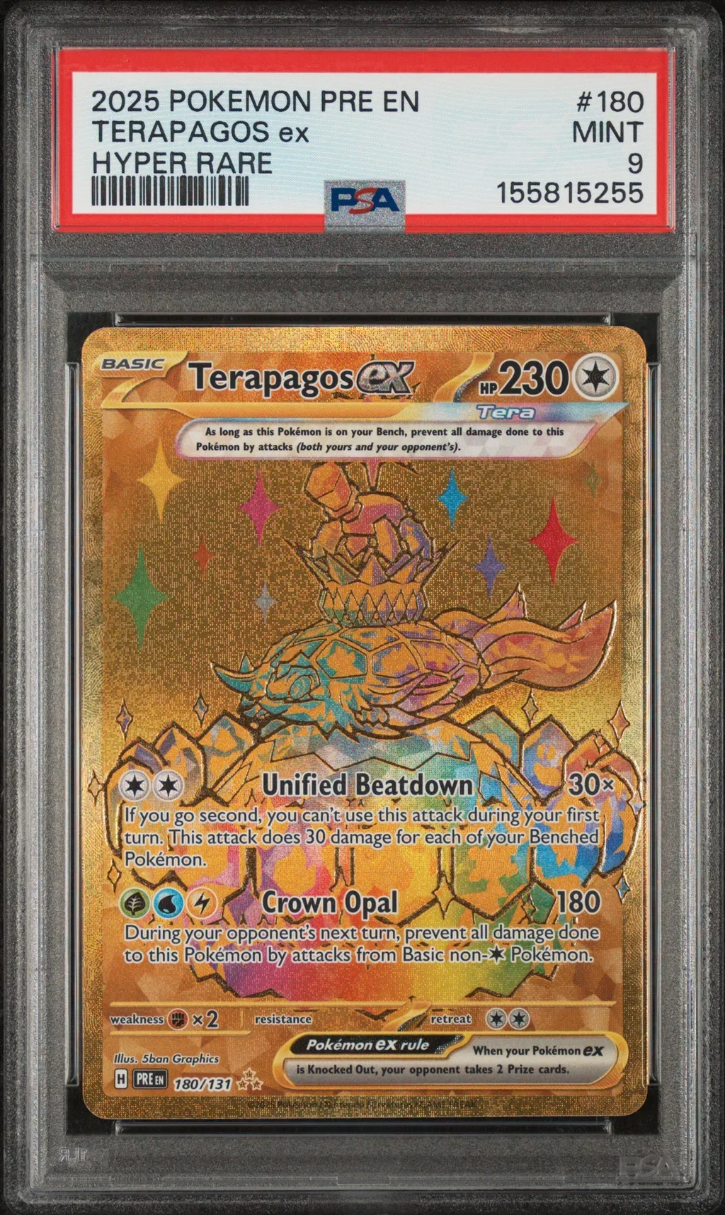 Terapagos EX card artwork
