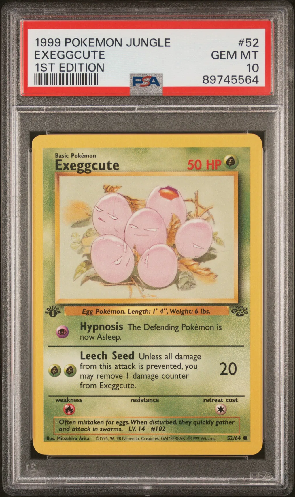 Exeggcute card artwork