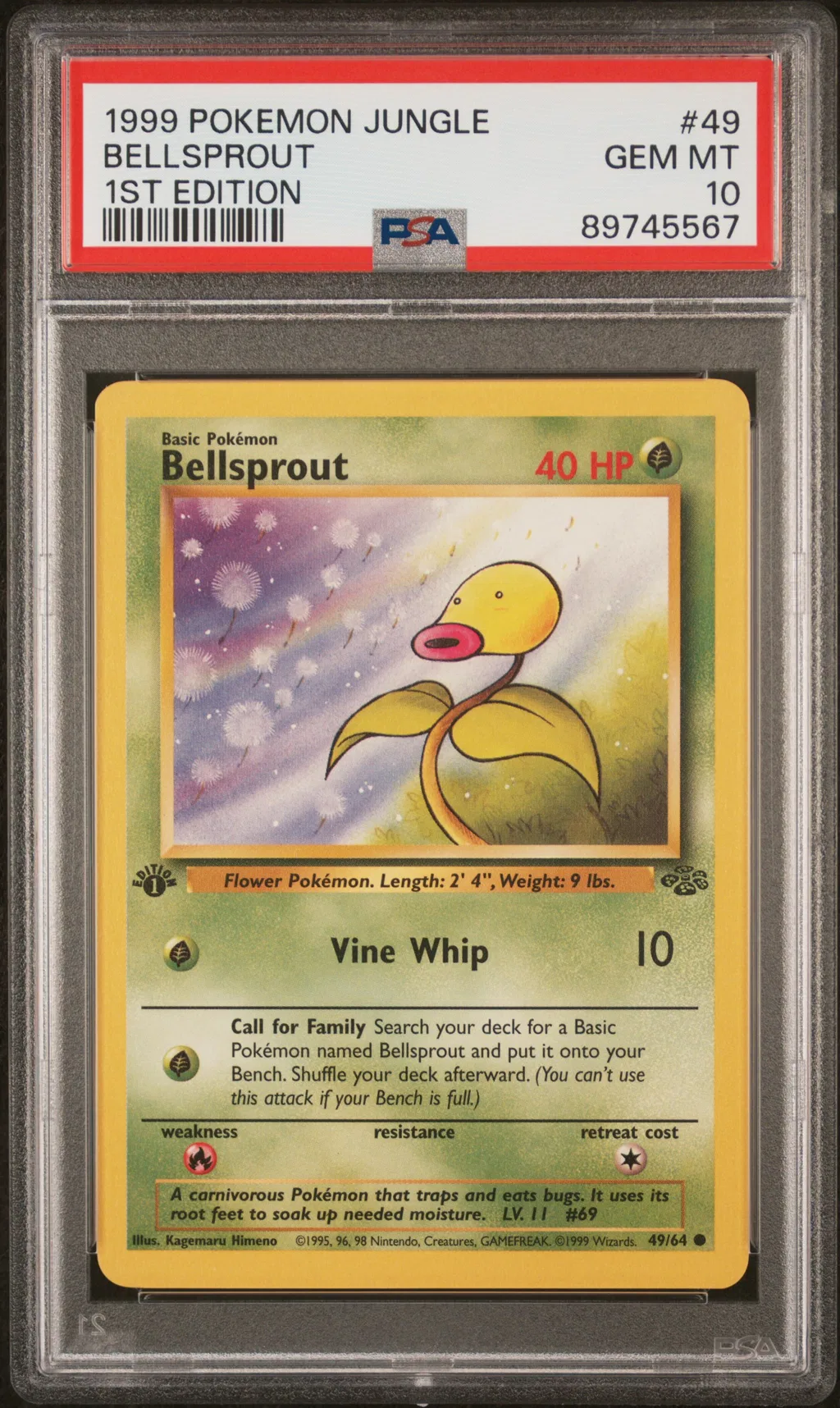 Bellsprout card artwork