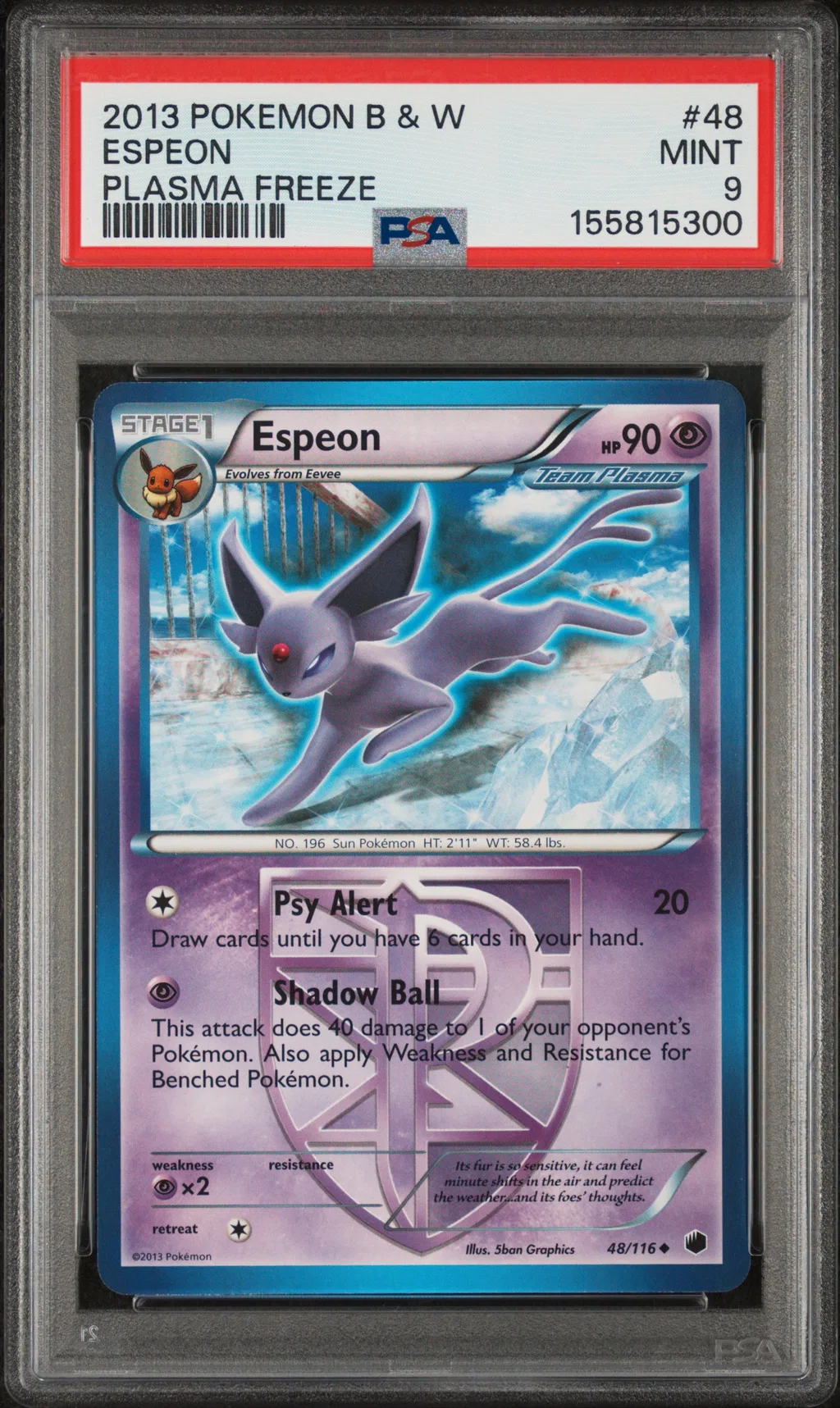 Espeon card artwork