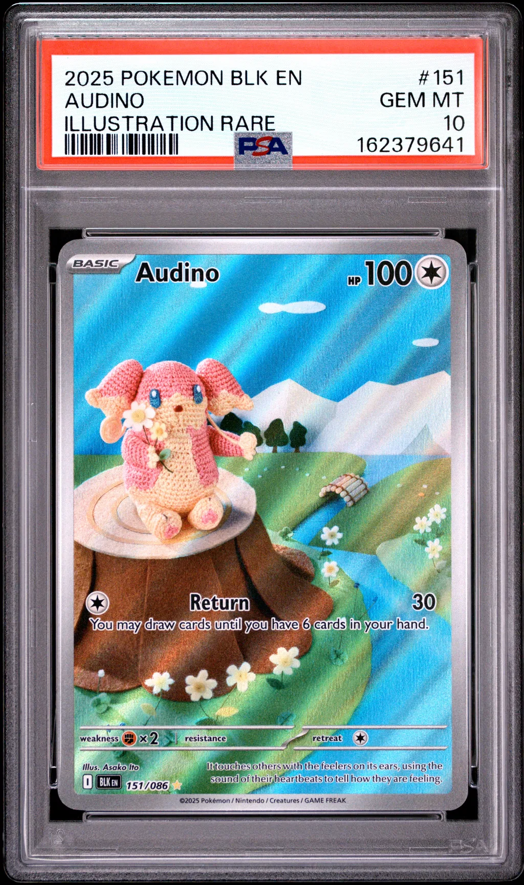 Audino card artwork