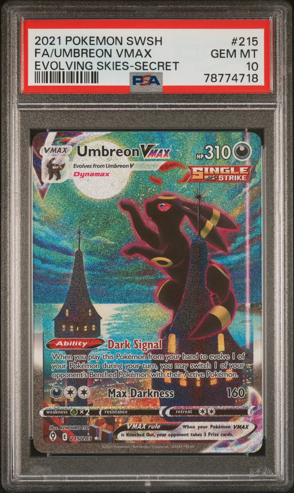 Full Art/Umbreon Vmax card artwork