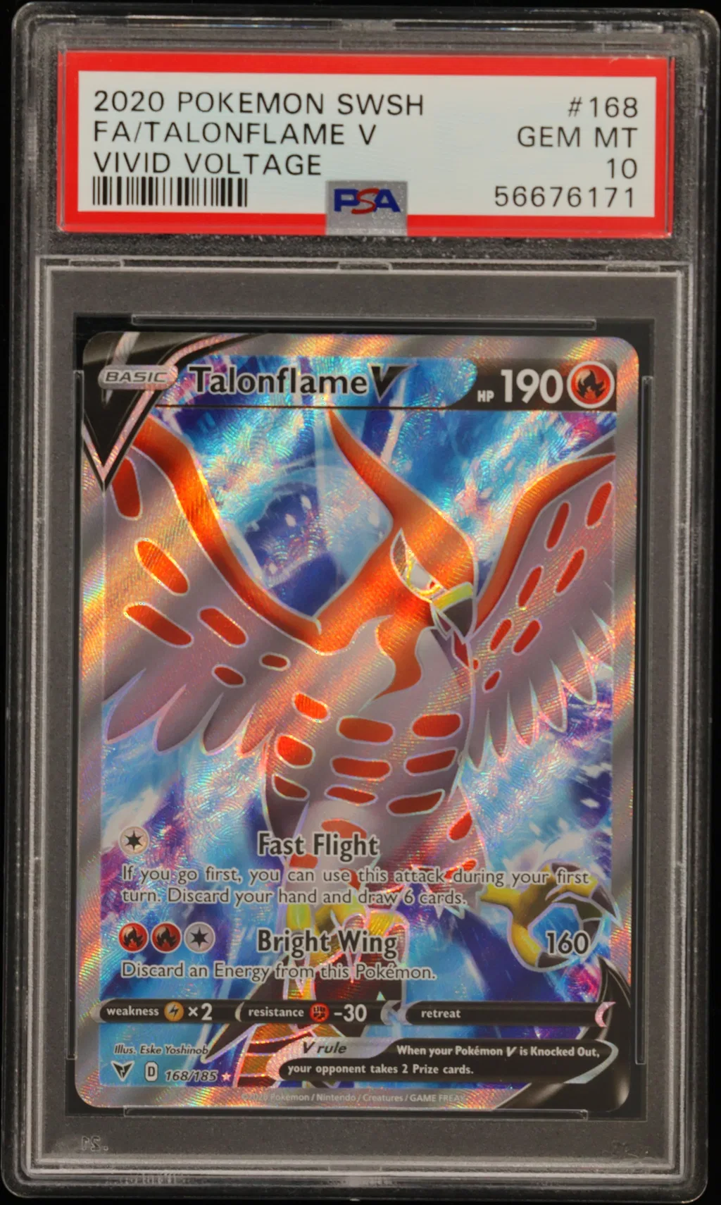 Full Art/Talonflame V card artwork