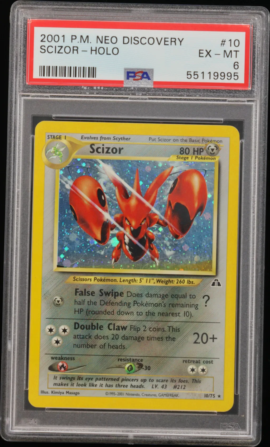 Scizor-Holo card artwork