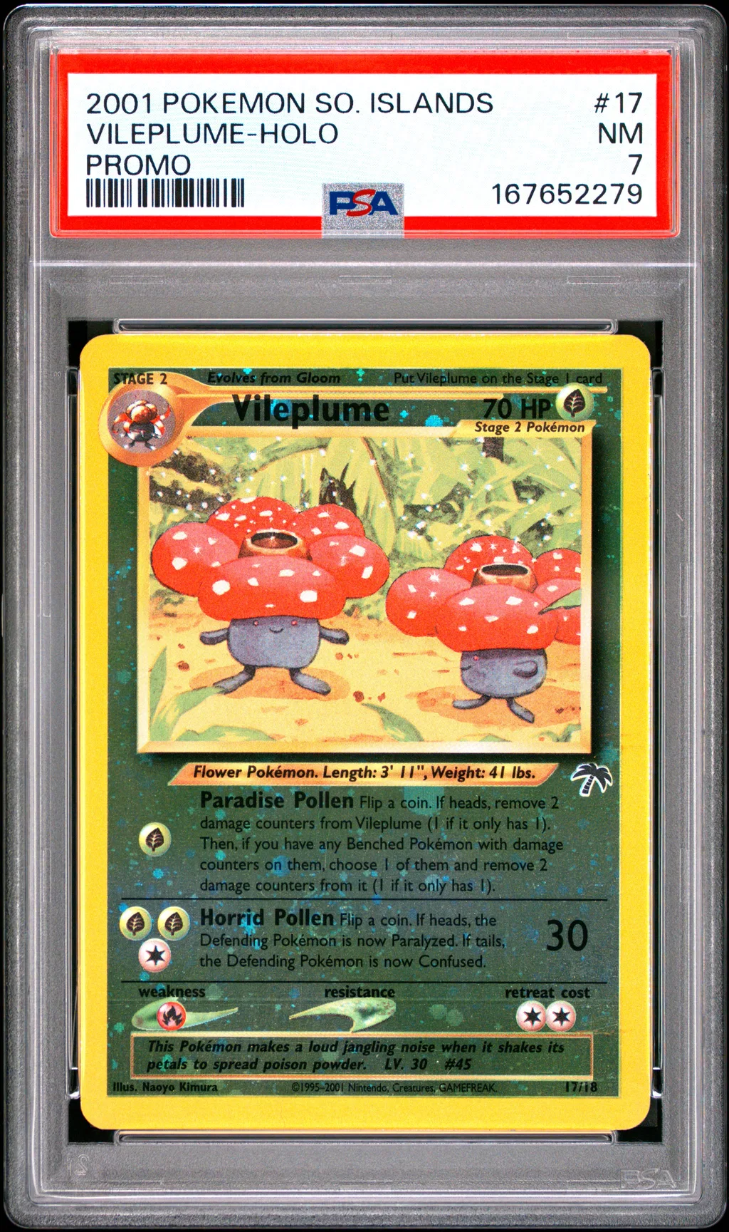 Vileplume-Holo card artwork