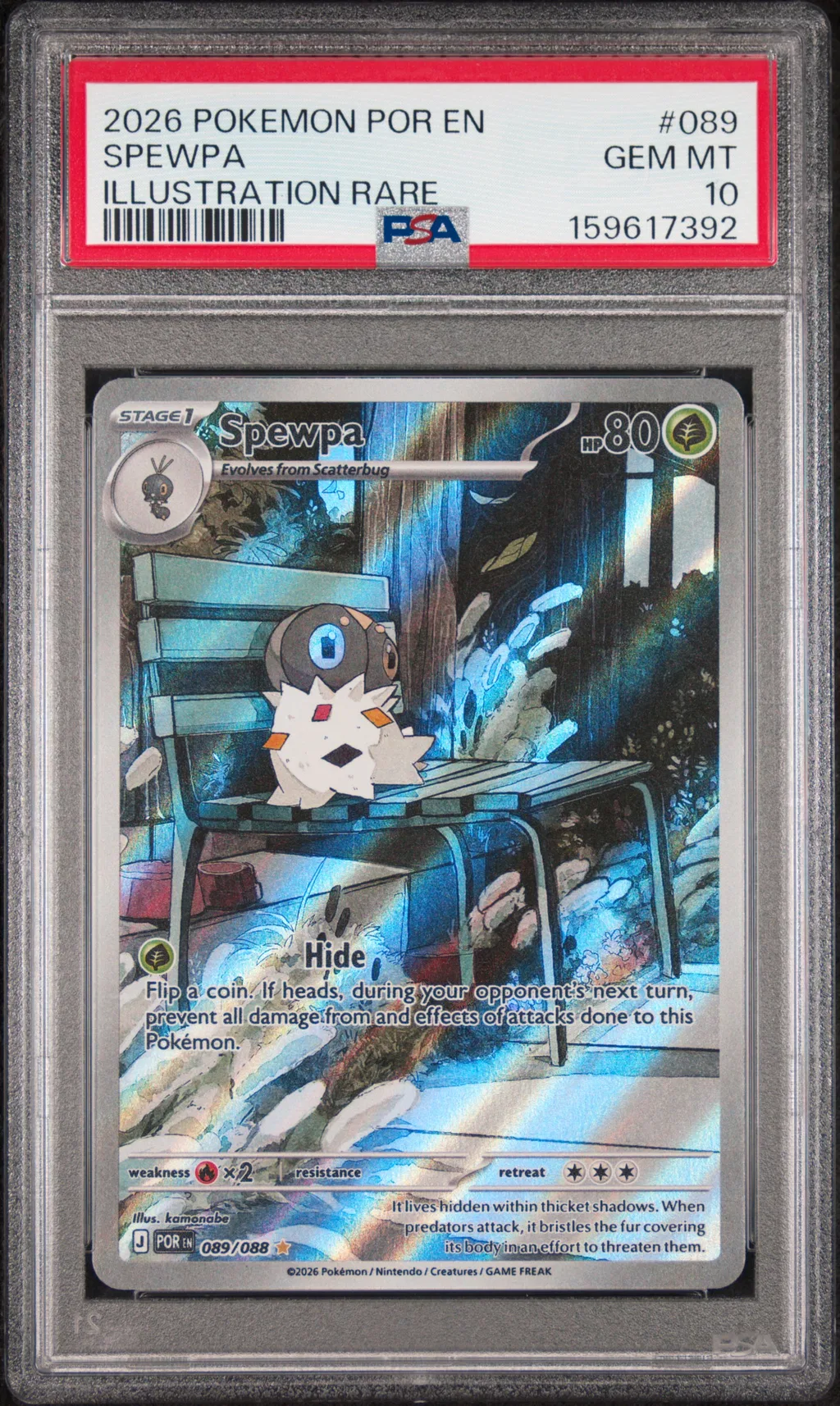 Spewpa card artwork