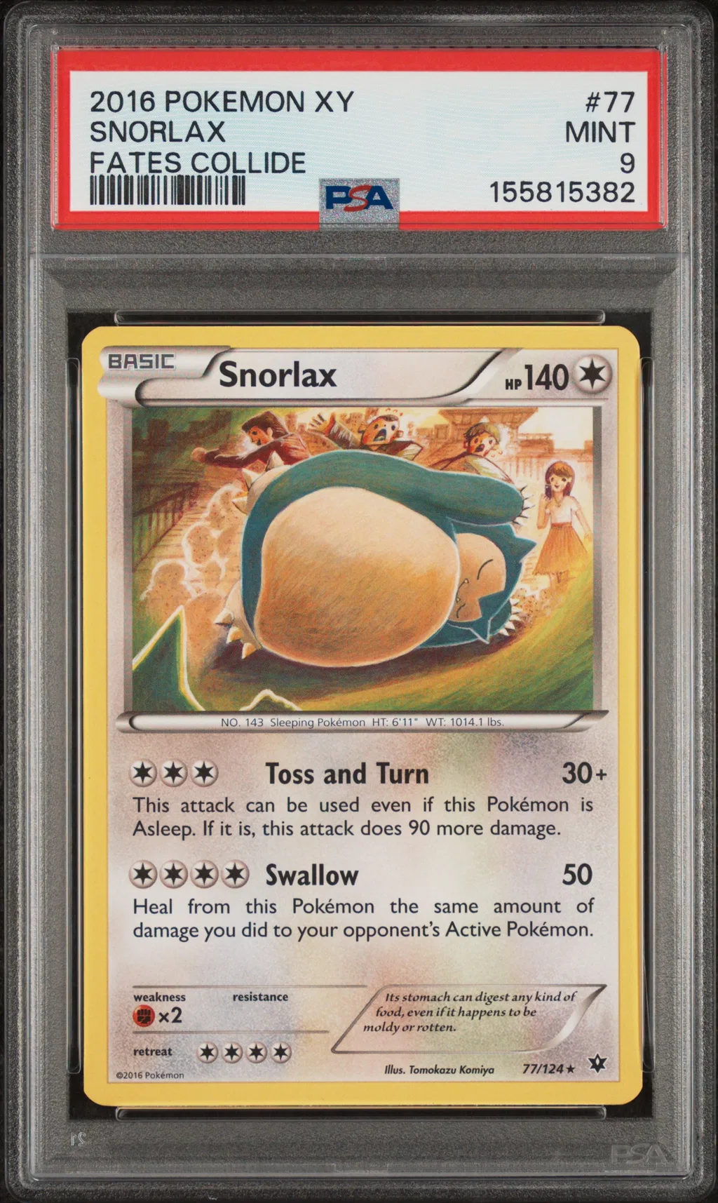 Snorlax card artwork