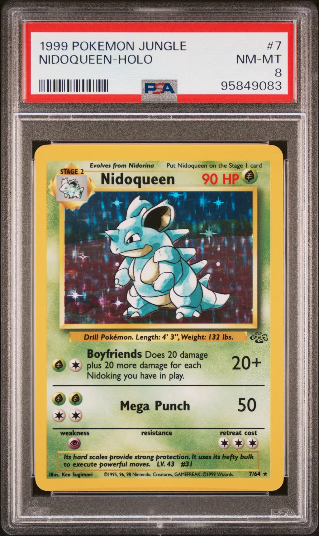 Nidoqueen-Holo card artwork