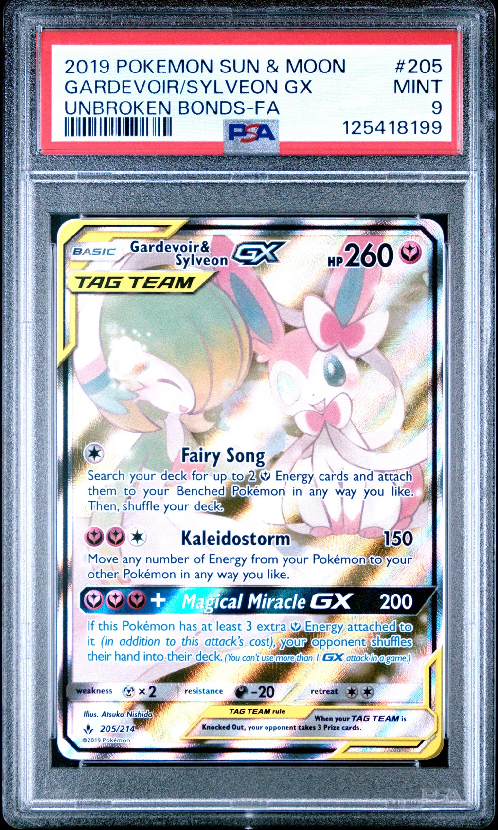 GARDEVOIR/SYLVEON GX card artwork