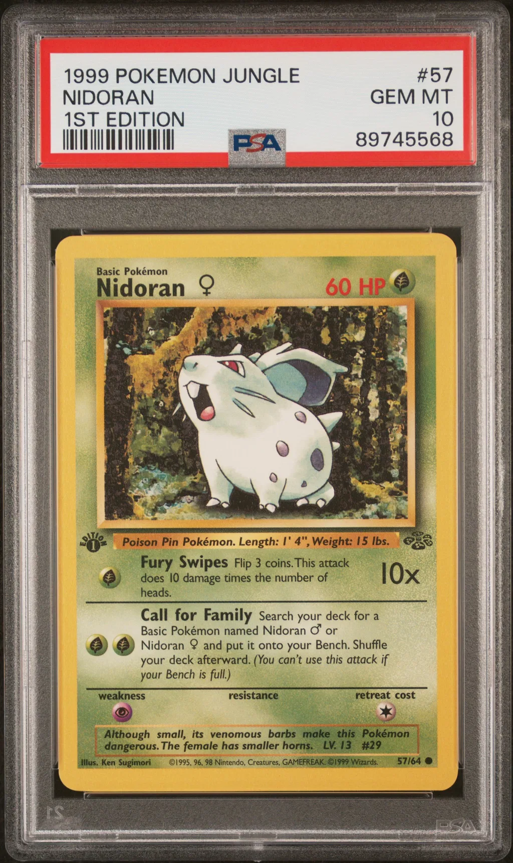 Nidoran card artwork