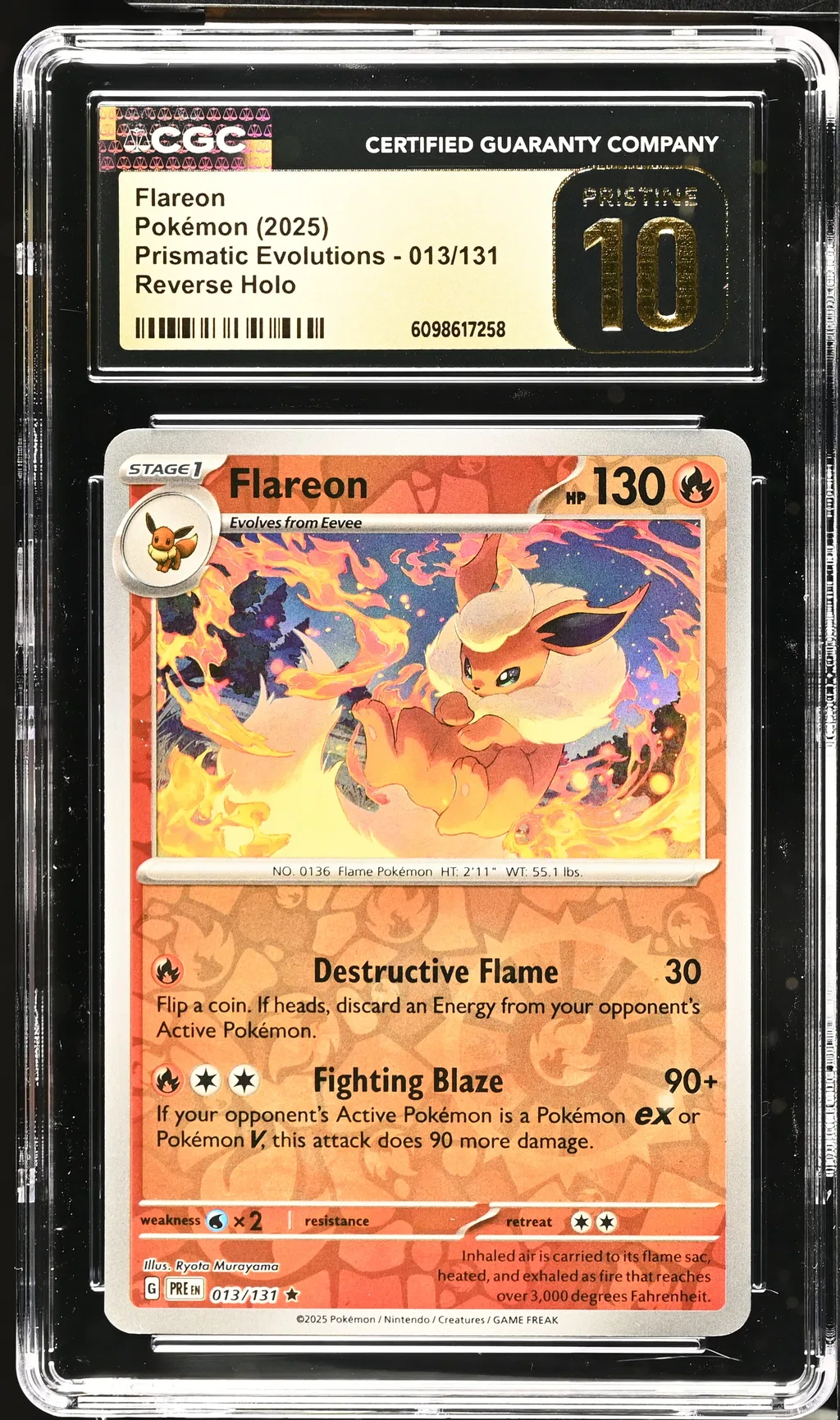 Flareon card artwork