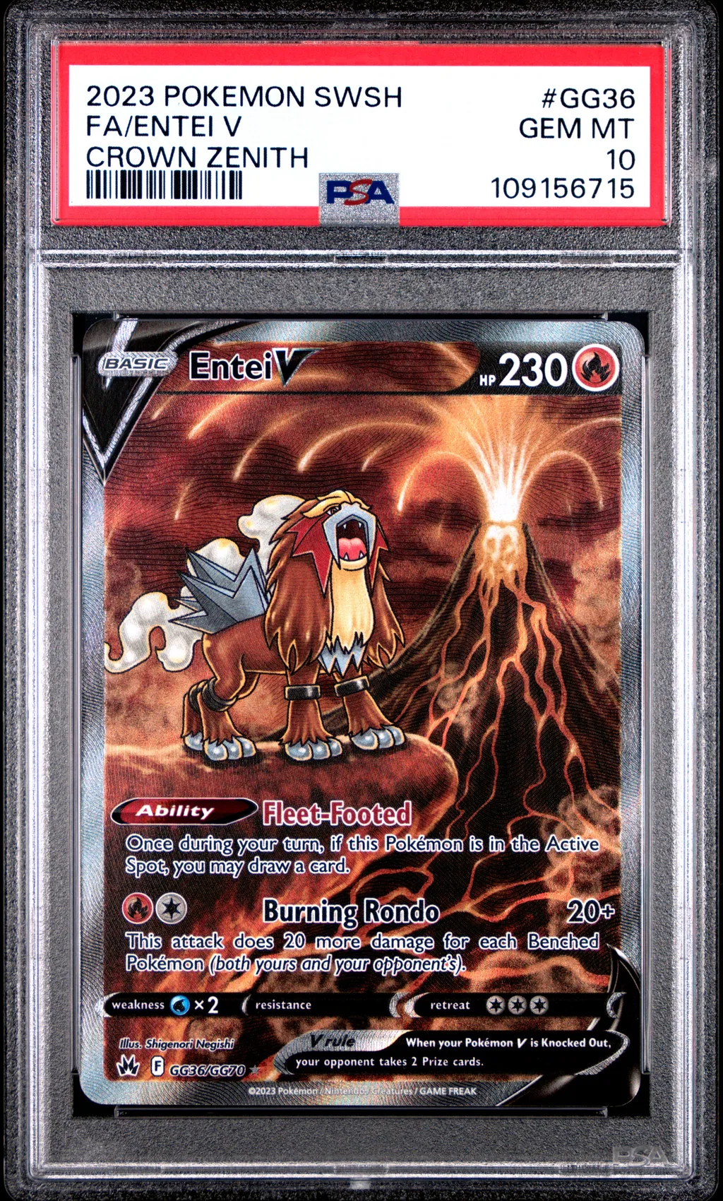 FA/ENTEI V card artwork