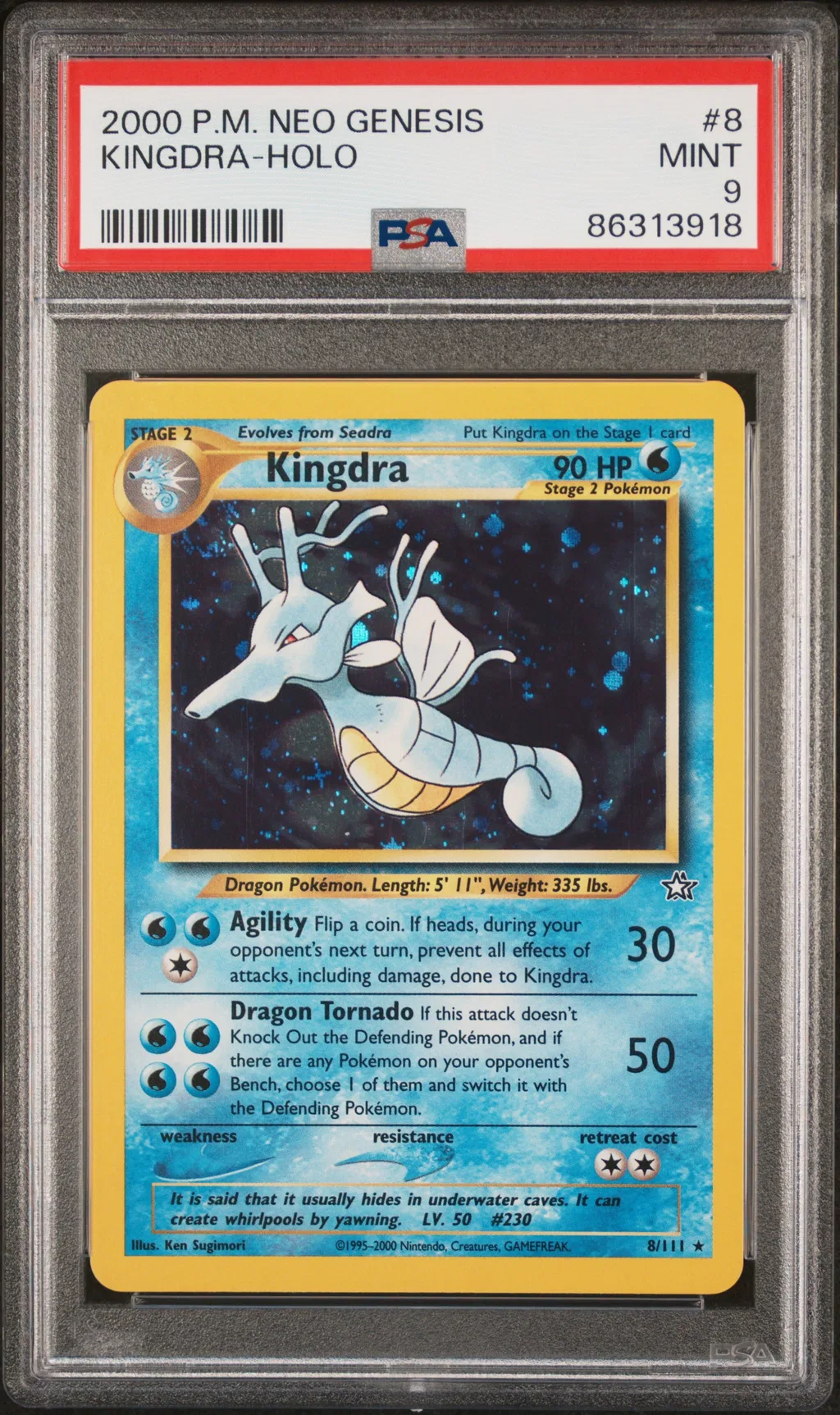 Kingdra-Holo card artwork