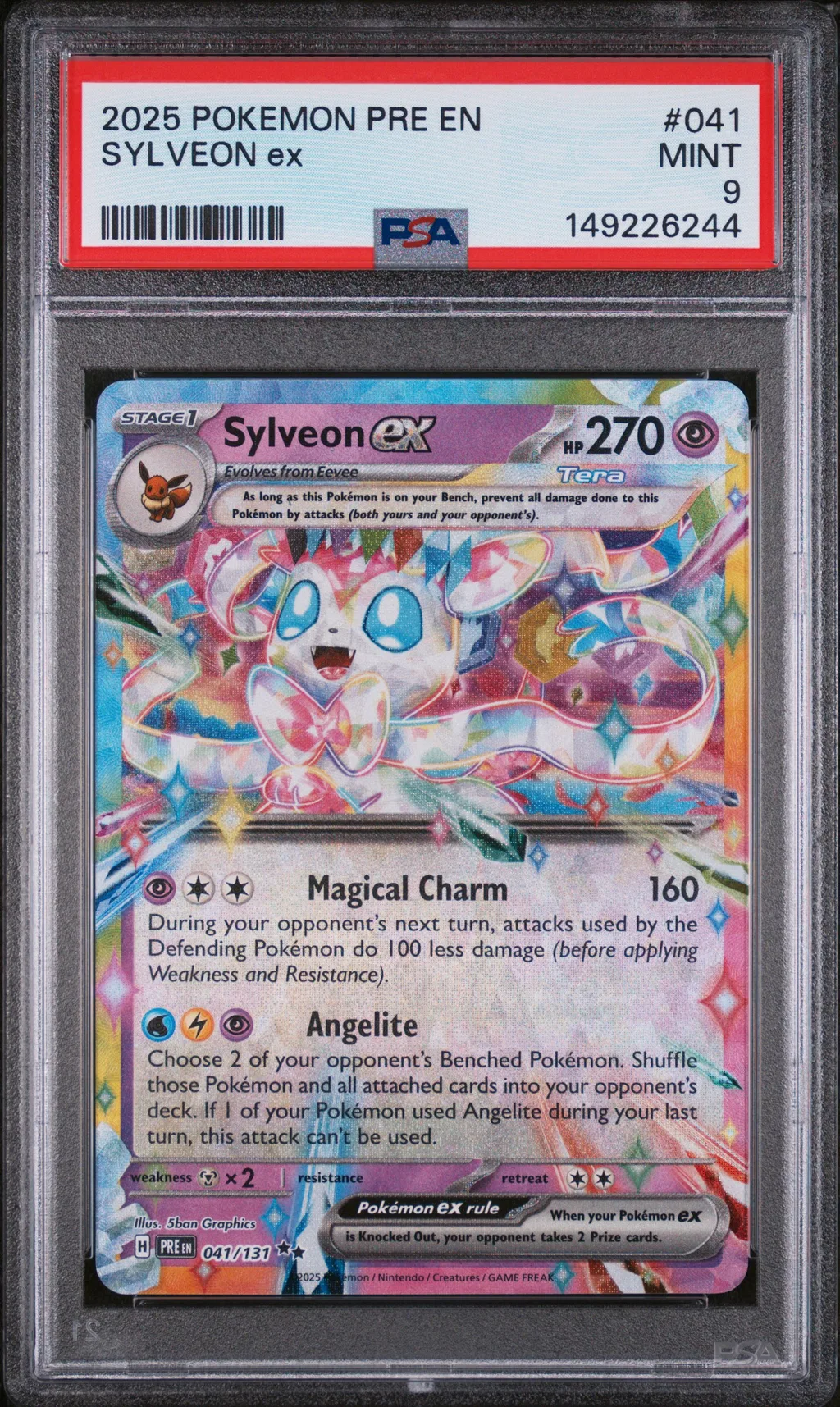Sylveon ex card artwork