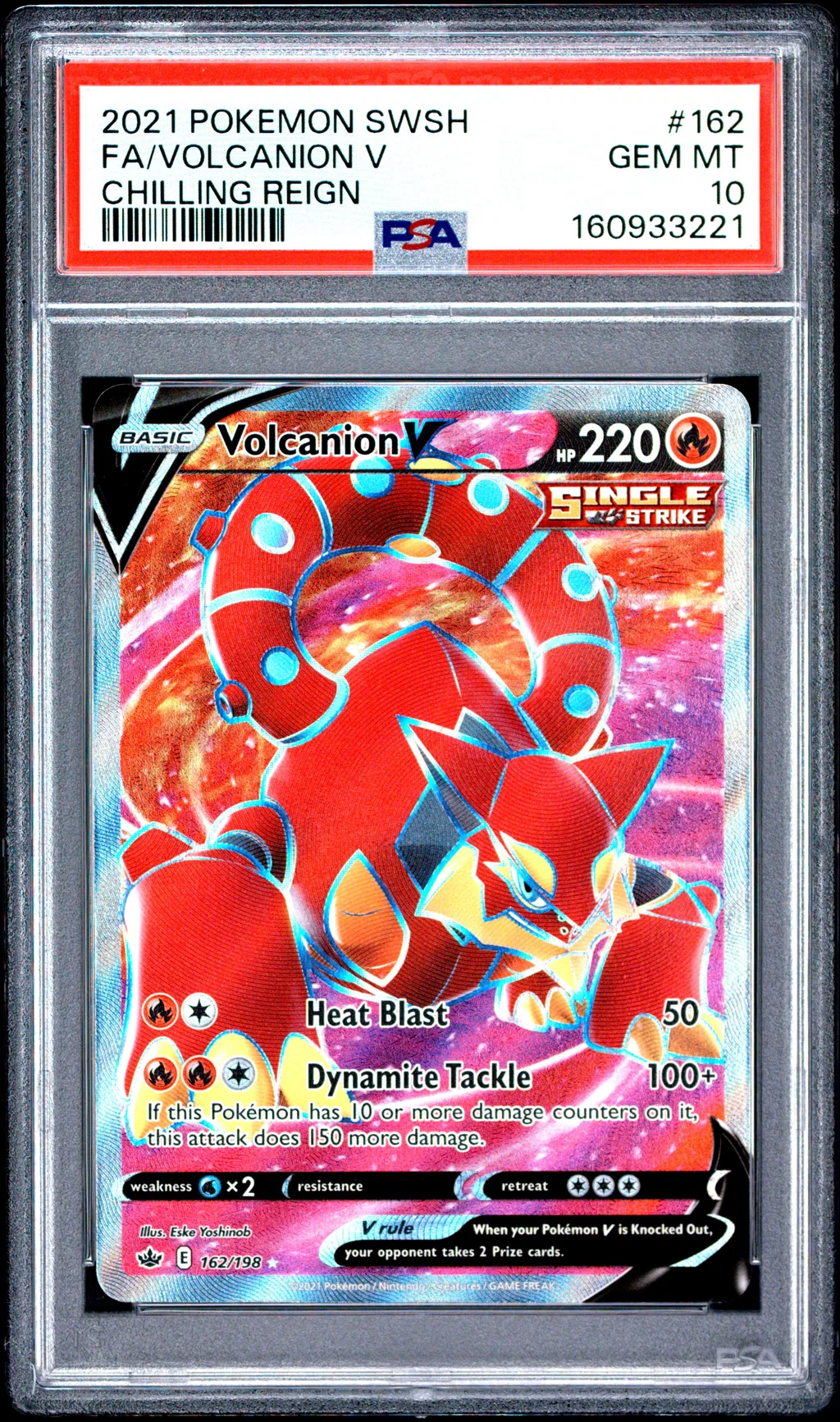 FA/VOLCANION V card artwork