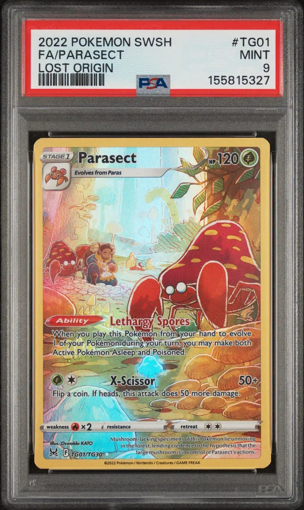 Full Art/Parasect card artwork