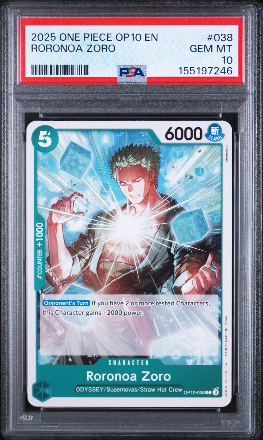 Roronoa Zoro card artwork