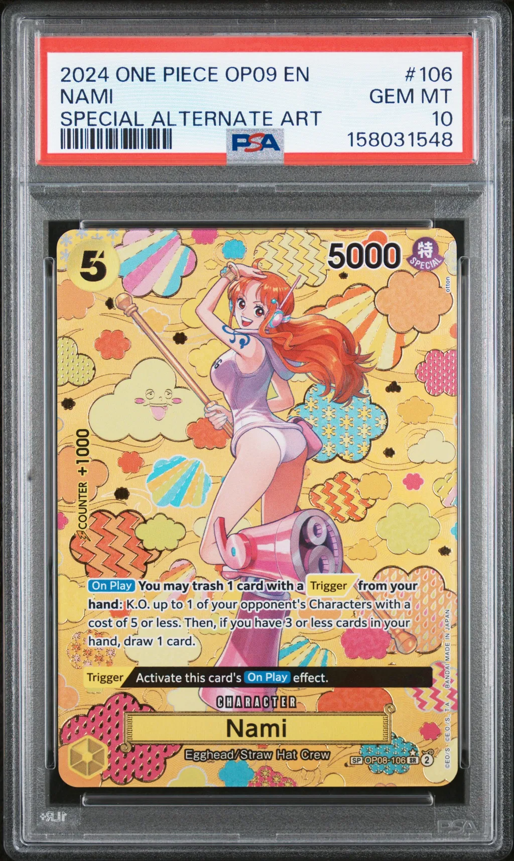 Nami card artwork