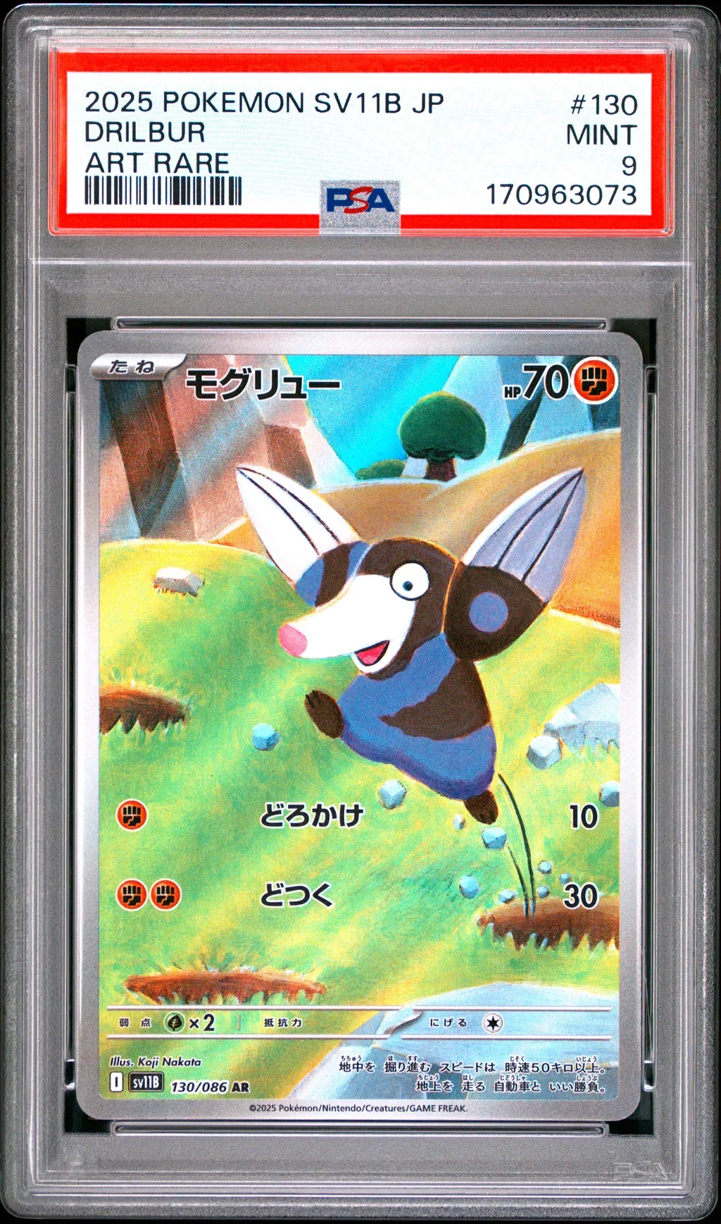 Drilbur card artwork