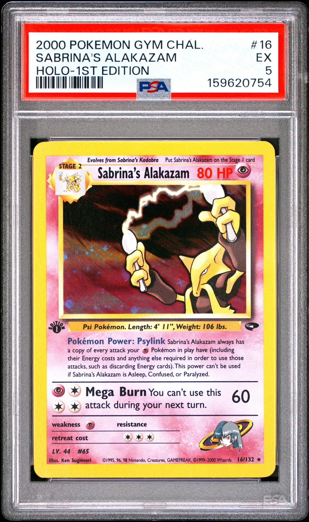 Sabrina's Alakazam card artwork