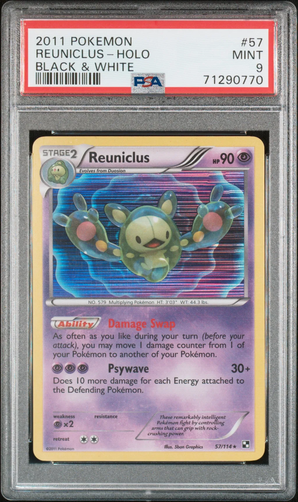 Reuniclus-Holo card artwork