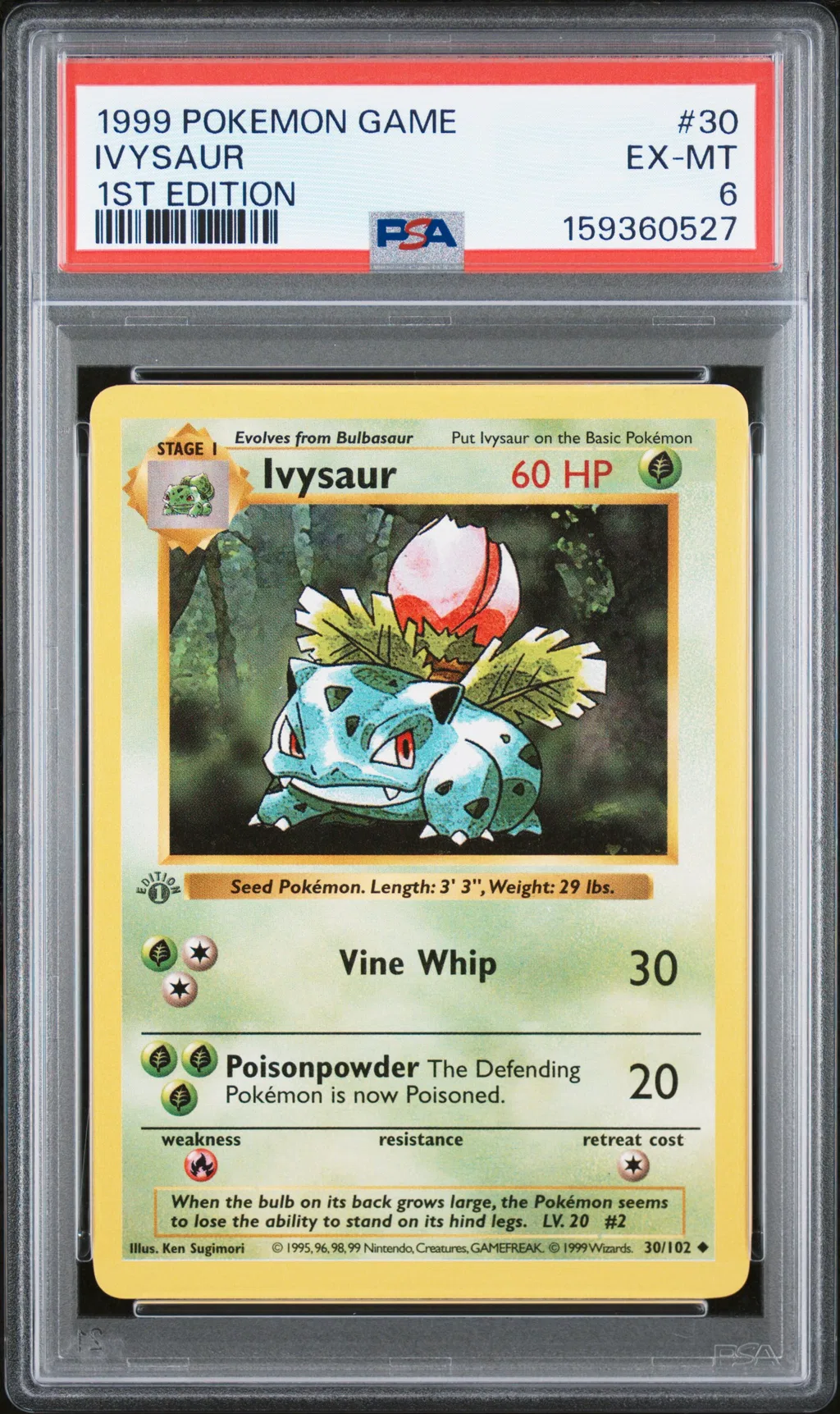 Ivysaur card artwork