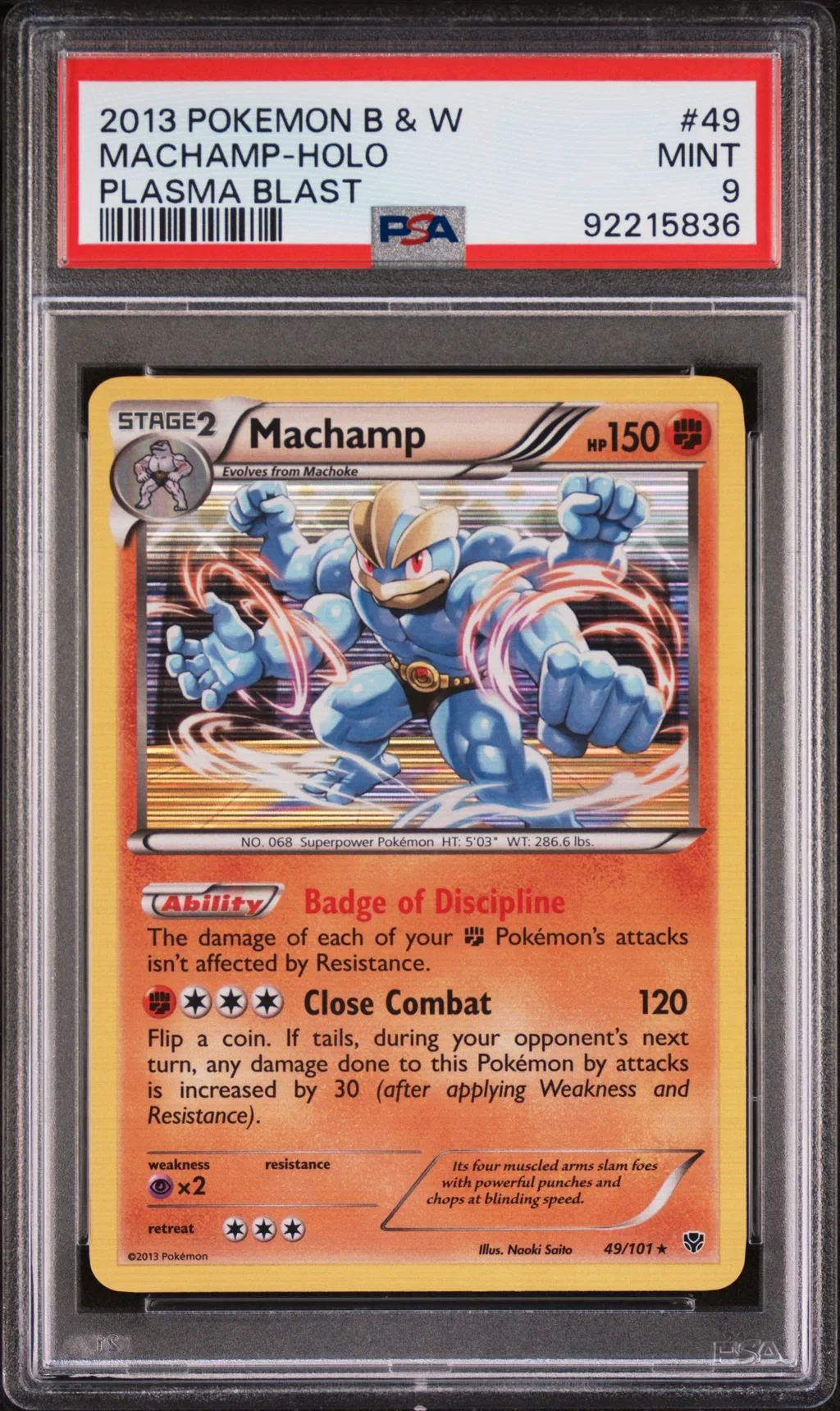 Machamp-Holo card artwork
