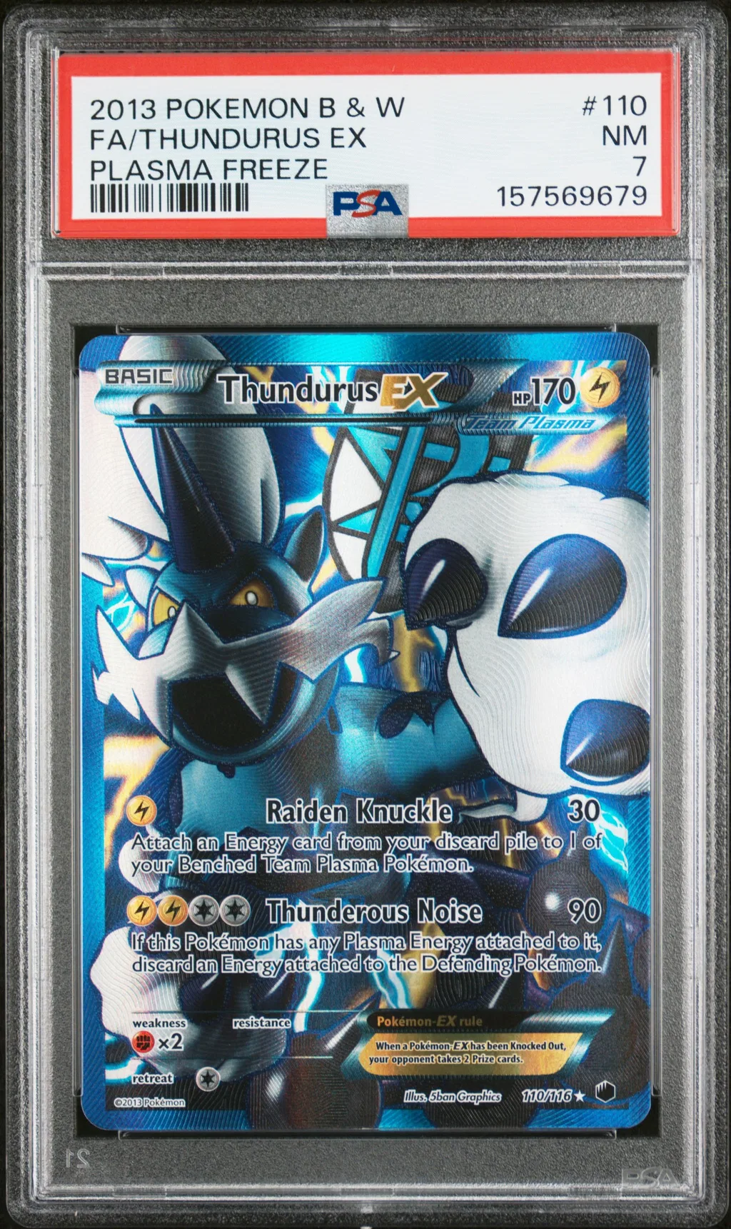 Full Art/Thundurus EX card artwork