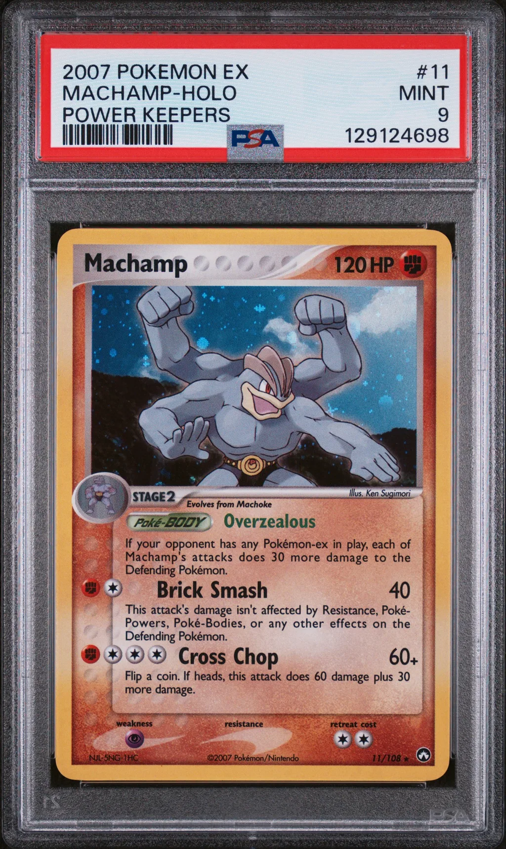 Machamp-Holo card artwork