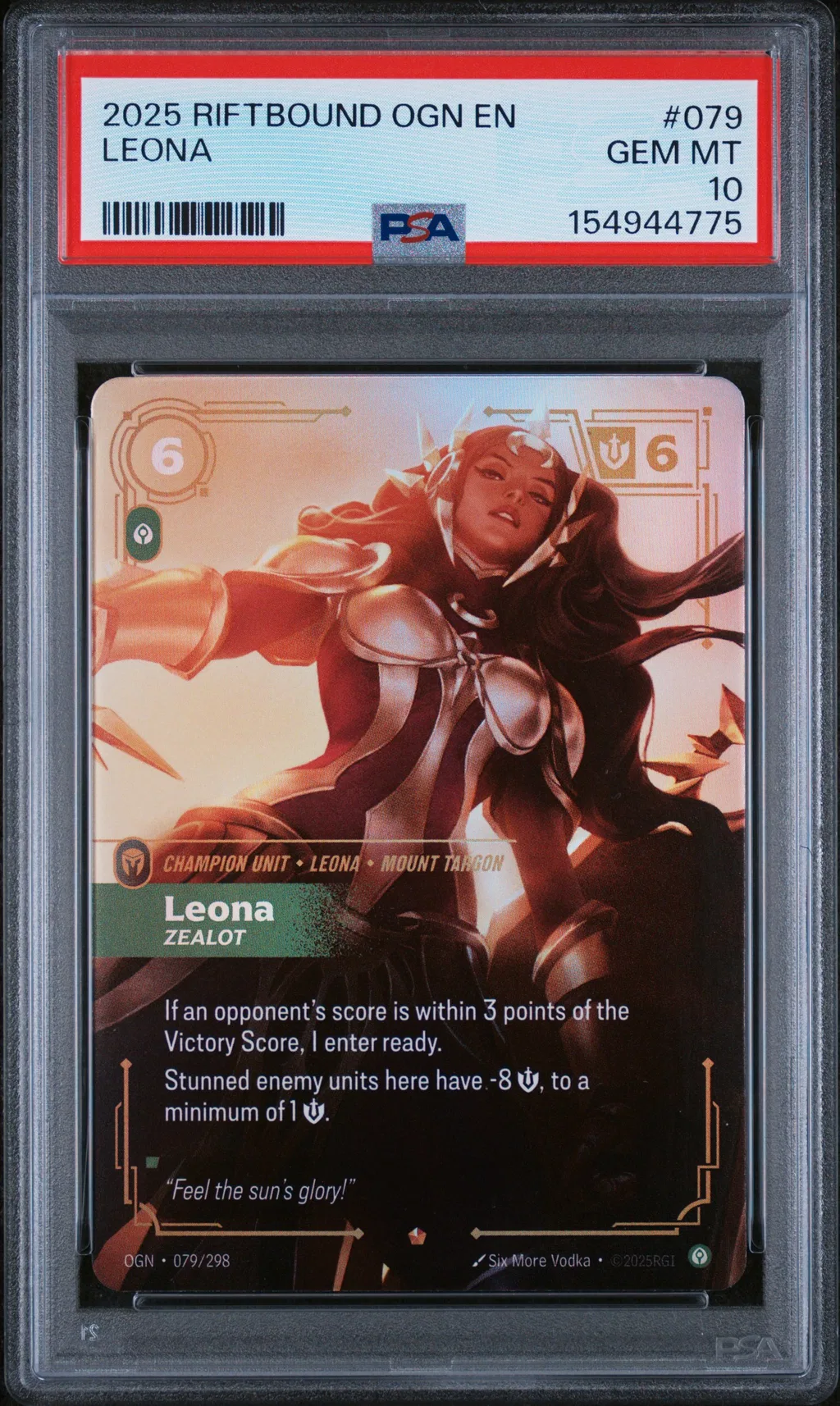 Leona - Zealot card artwork