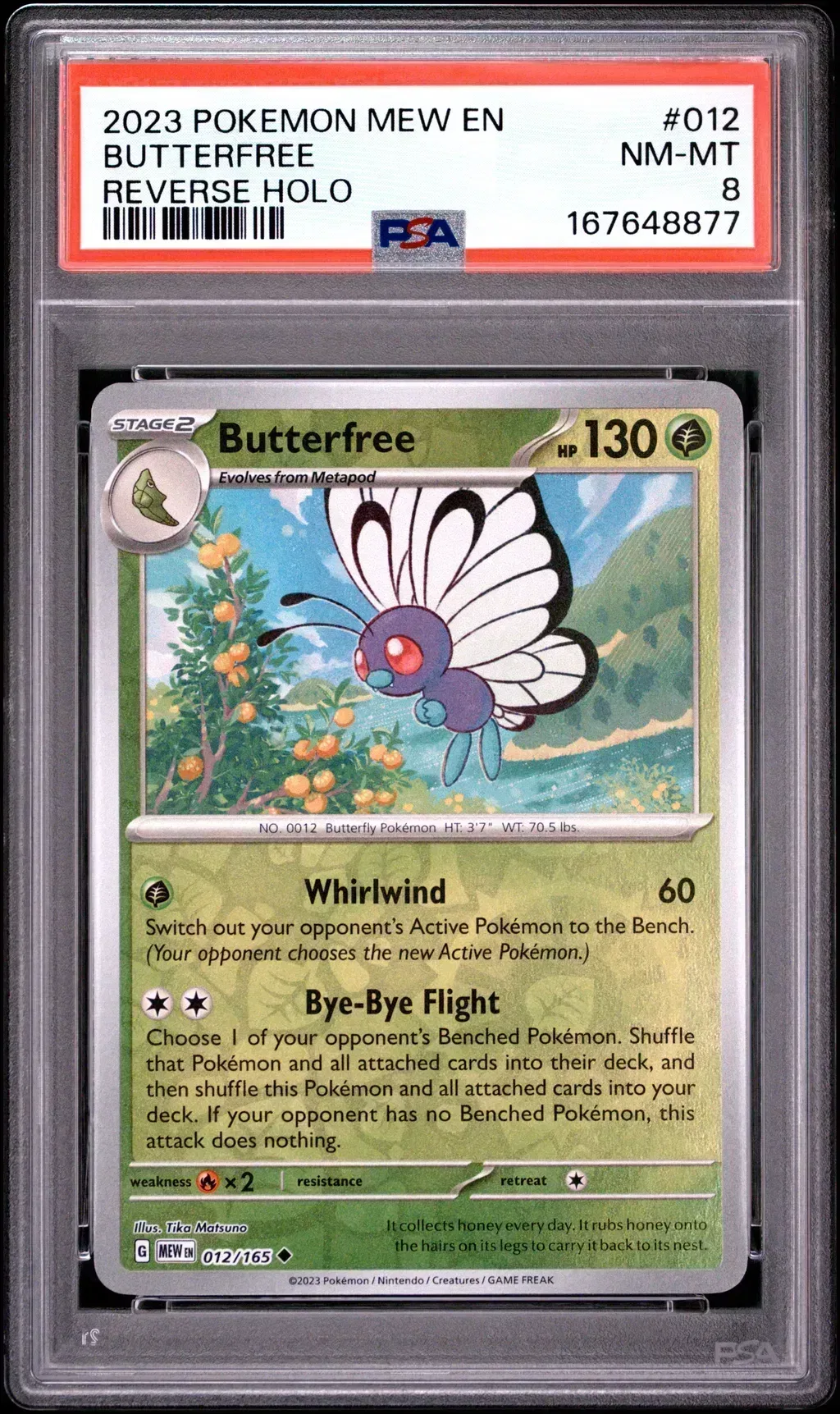Butterfree card artwork