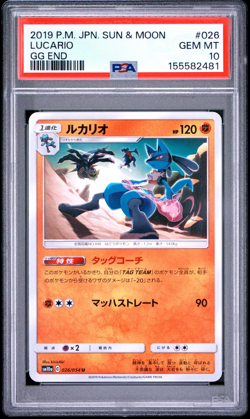 Lucario card artwork