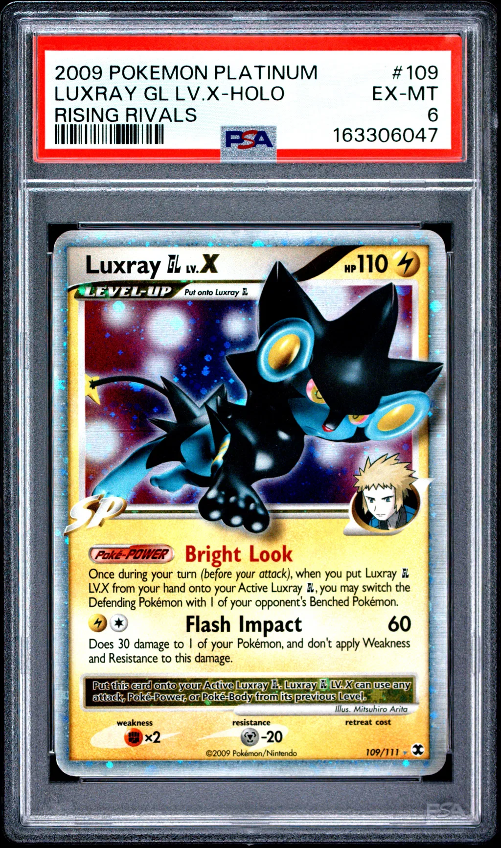 Luxray GL LV.X-Holo card artwork